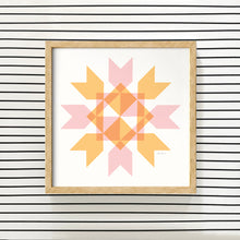 Load image into Gallery viewer, QUINN QUILT STAR | Pink Artwork | Digital Download
