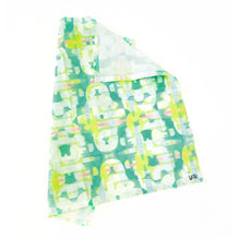 Load image into Gallery viewer, FINN | Green Painted Scarf | Cotton Handkerchief | Fashion Scarf
