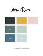 Load image into Gallery viewer, Geometric wallpaper with a coastal vibe offered in peel &amp; stick and traditional wallpapers. Wall coverings designed for modern baby nursery, kids bedroom, and playrooms.
