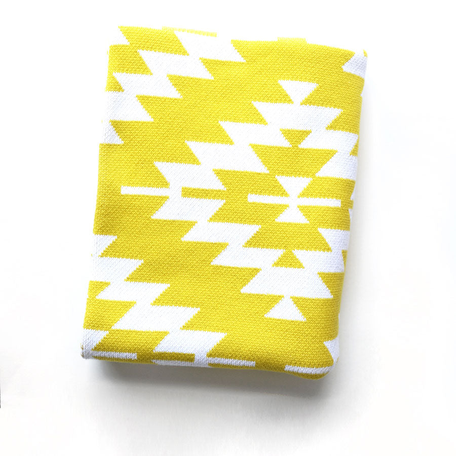 AZTEC TRIBAL | Knit Twin Blanket