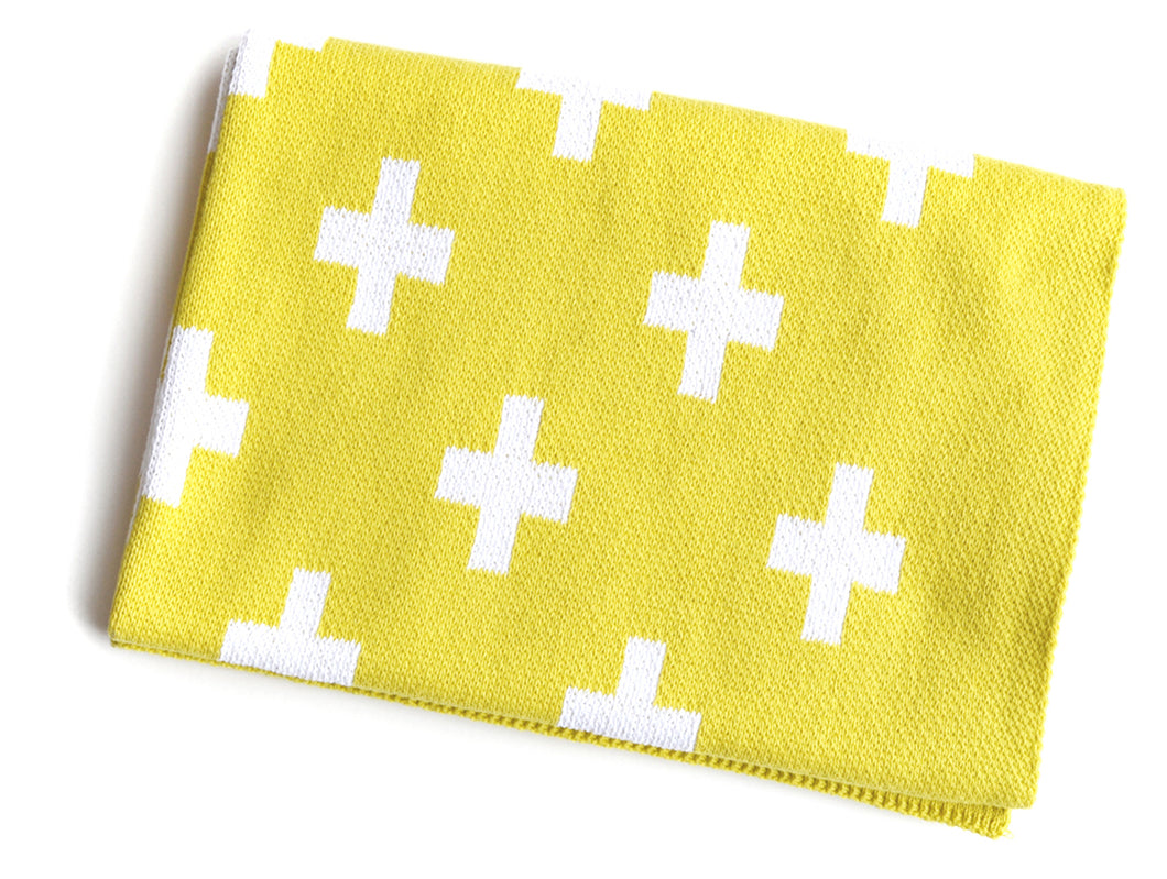 SWISS CROSS | Knit Baby Blanket
