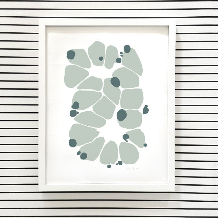 MABLE | Mint Abstract Art Print Digital Download