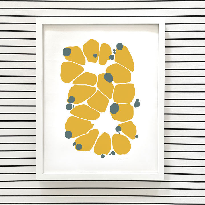 MABLE | Yellow Abstract Art Print Digital Download